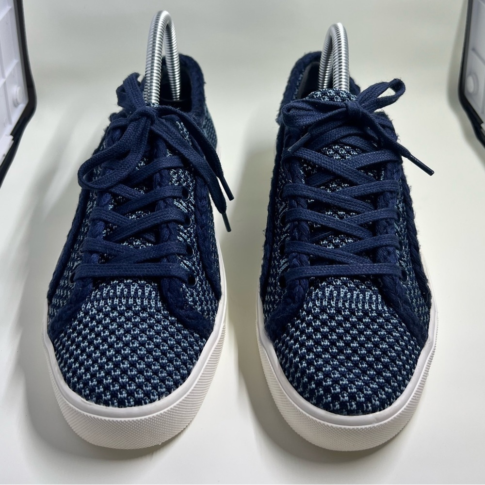 Sam Edelman Elena Baltic Navy Blue Sneakers Size 7.5 - Picture 1 of 12